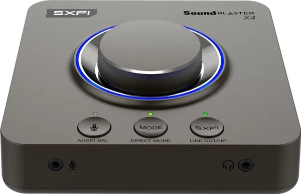 Creative Sound Blaster X4 - Lydkort - 24 bit - 192 kHz - 114 dB SNR - stereo - USB-C