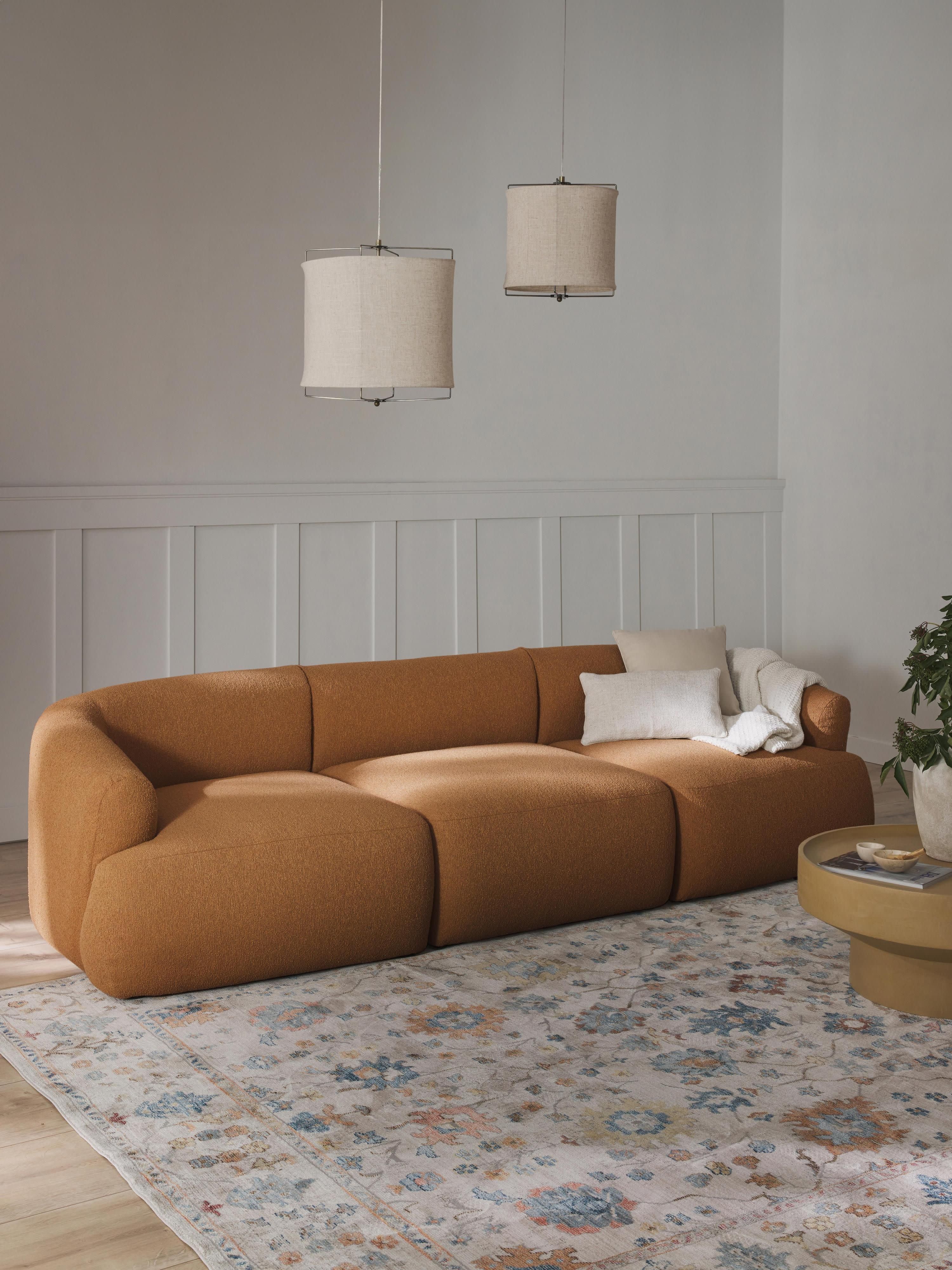 Modulaire bouclé bank Sofia (3-zits)