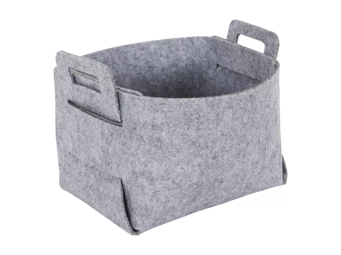 Lot De 3 Rangements En Feutre Pliables
