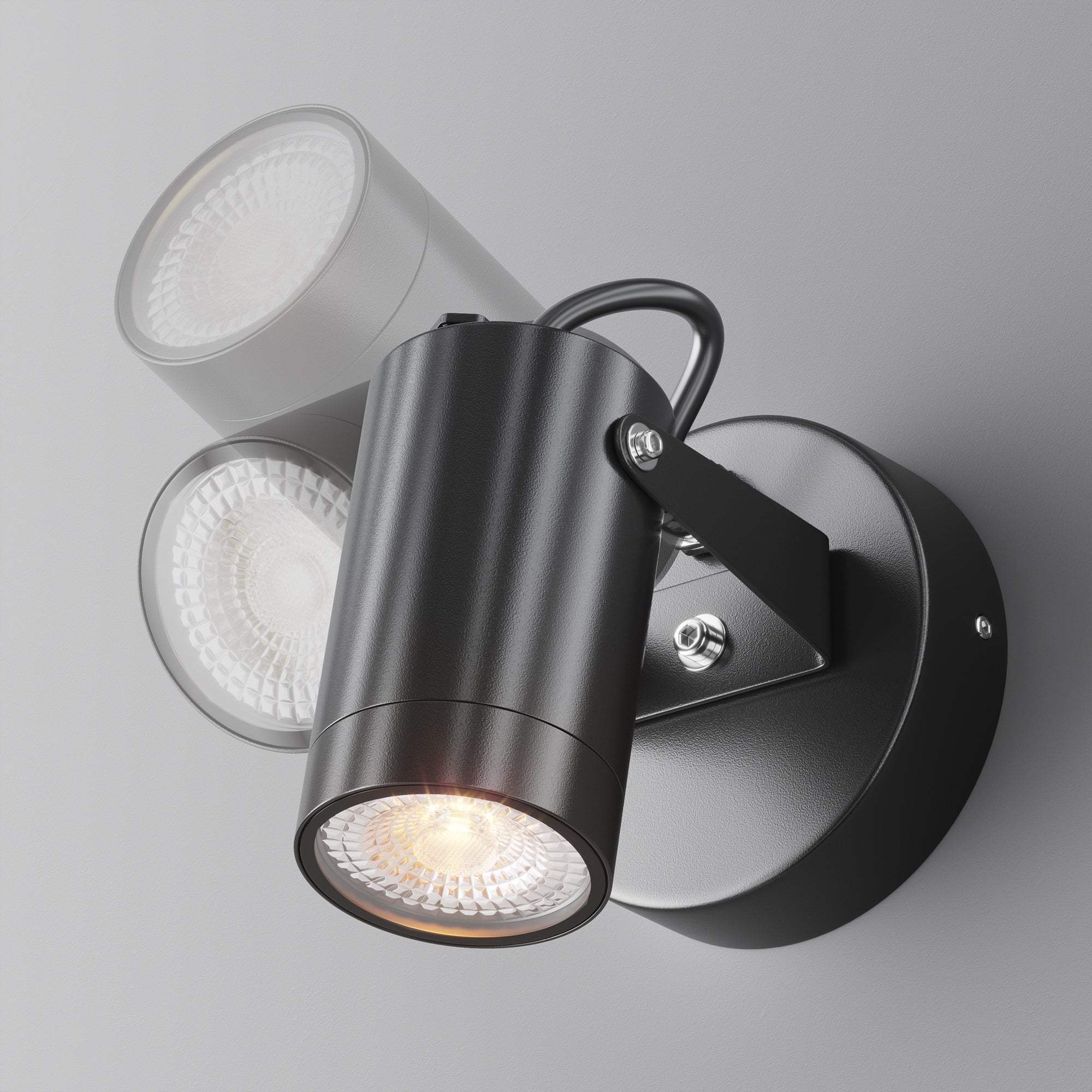 Maytoni Outdoor - Wandlamp Scope - Zwart - Ã5,5