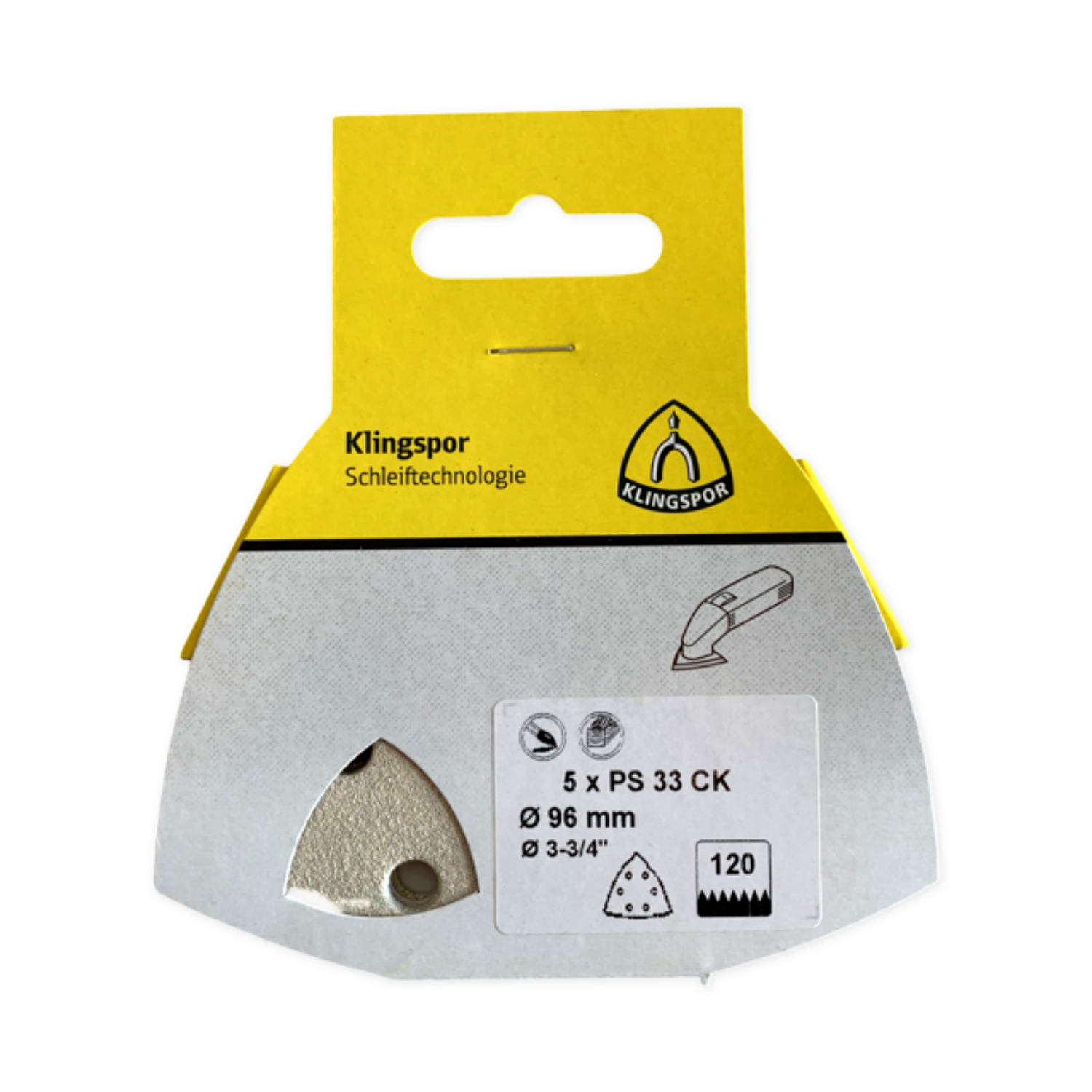 Klingspor Driehoek Schuurpapier Klittenband 5St P320