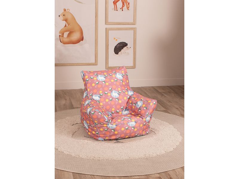 Knorrtoys Kindersitzsack Einhorn pink Moderner und bequemer Sitzsack