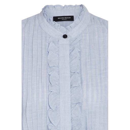 Bruuns Bazaar Argeratum Iggi Skjorte, Kentucky Blue Stripe, 42