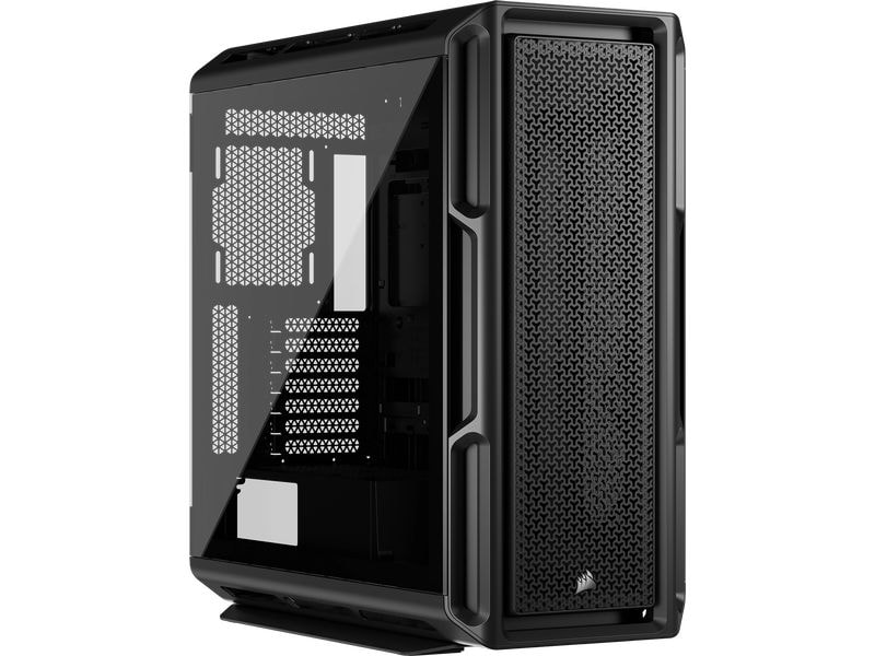 Corsair PC-Gehäuse 5000T TG Schwarz Mid-Tower-Gehäuse mit Sichtfenster