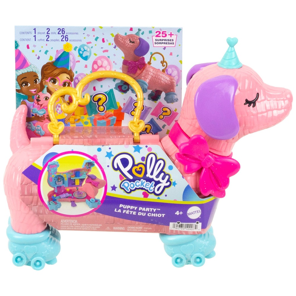 Polly Pocket Puppen Welpenparty-Spielset