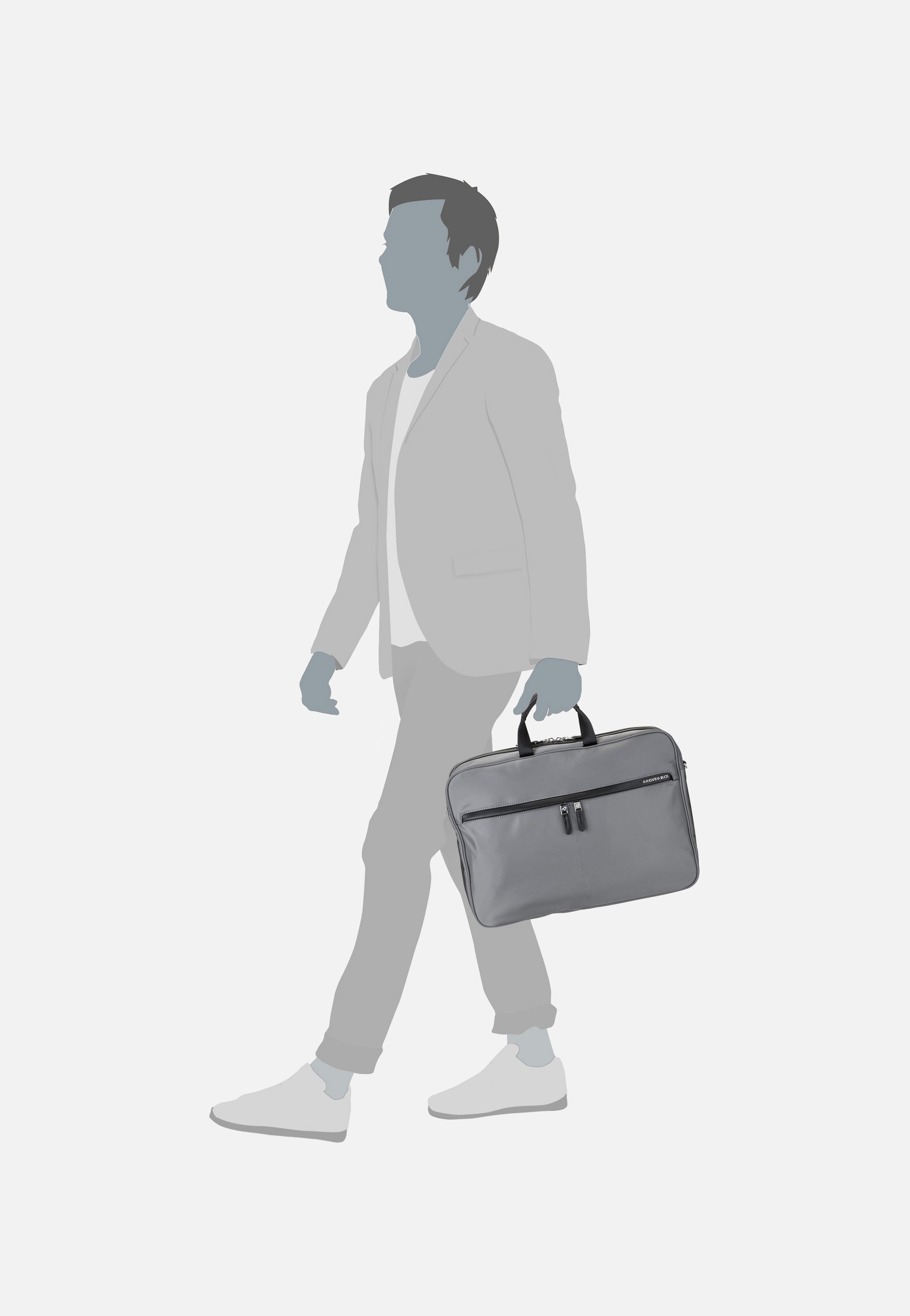 Hunter Urban Briefcase HWC02 Smoked Pearl - Aktentasche
