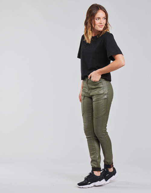G-Star Raw - BOXY FIT RAW EMBROIDERY TEE - Noir