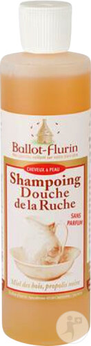 Ballot-Flurin Shampoing Douche De La Ruche Au Miel Des Bois Et Propolis Noire Flacon 500ml