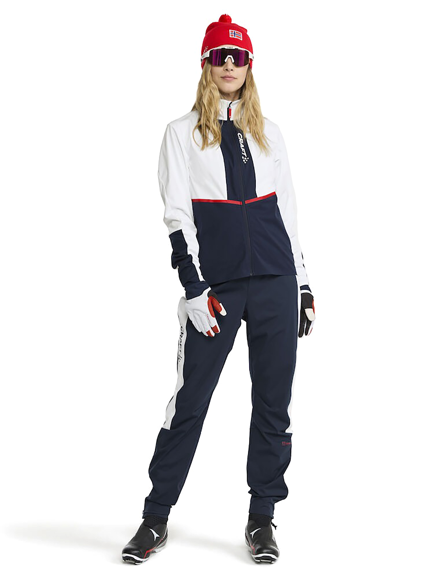 NOR Pro Nordic Race Jacket Dame Blaze/White