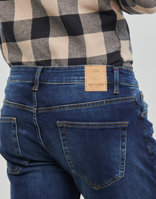 Only & Sons  - ONSWEFT LIFE MED BLUE 5076 - Bleu