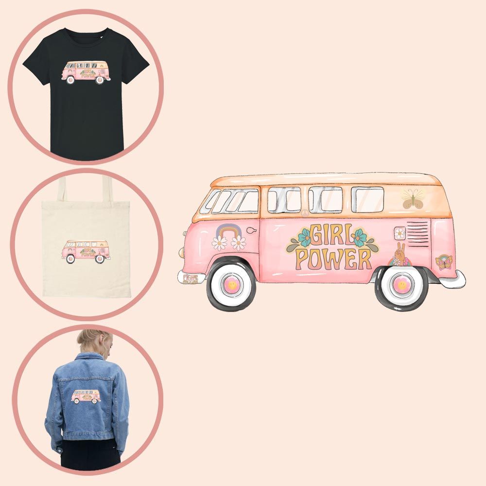 Kleding transfer Girl Power