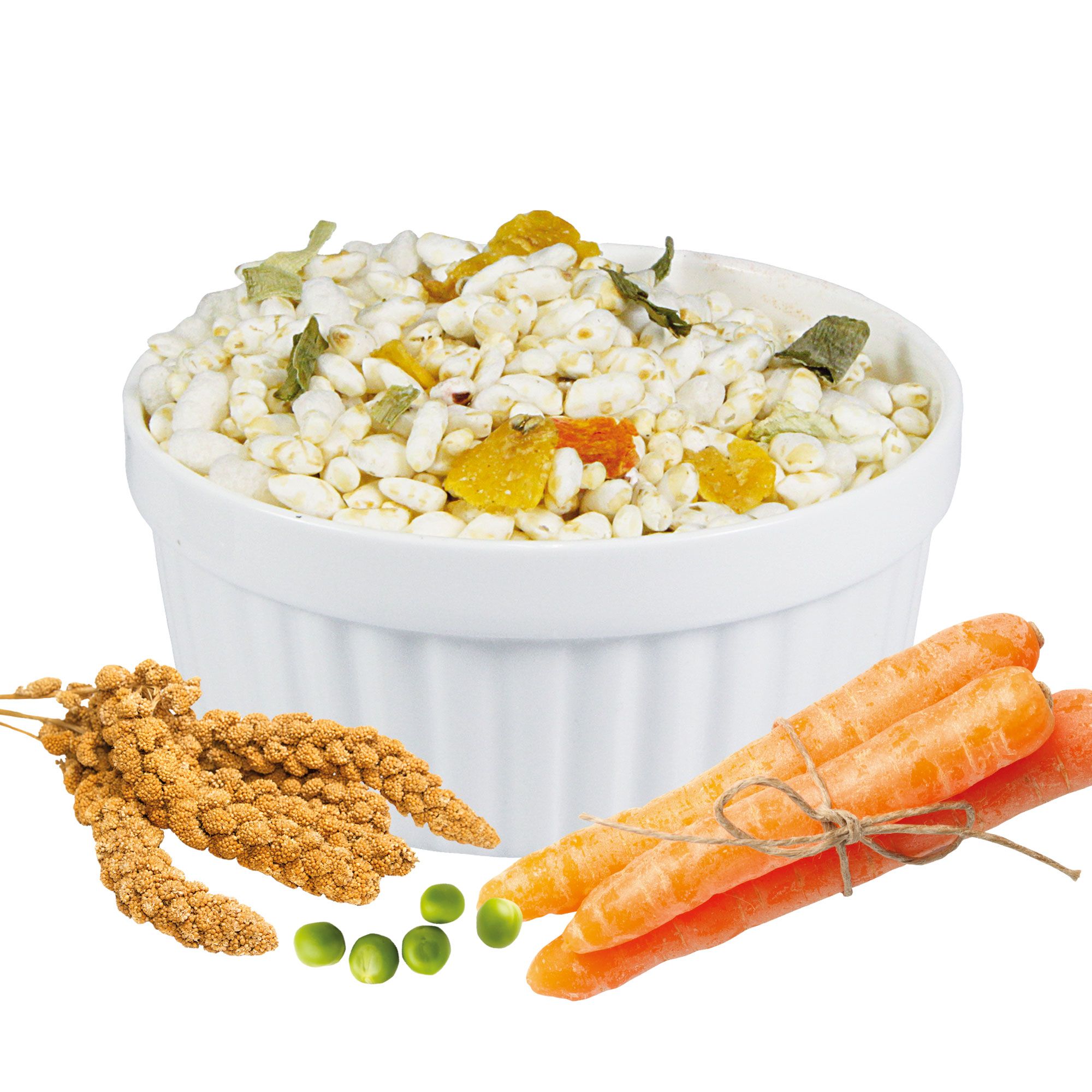 Schecker Trockenfutter - Wellness Reis Sorghum Mix zum Mixen und Barfen