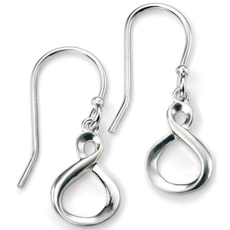 Boucle d'oreille infini en argent 925/1000