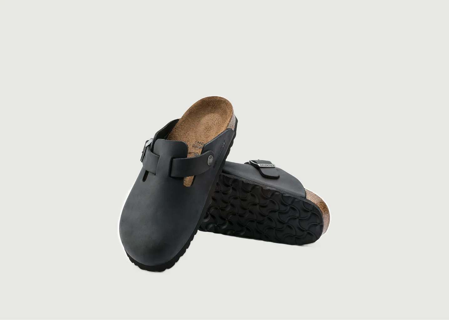Mules Boston En Cuir Suede Birkenstock