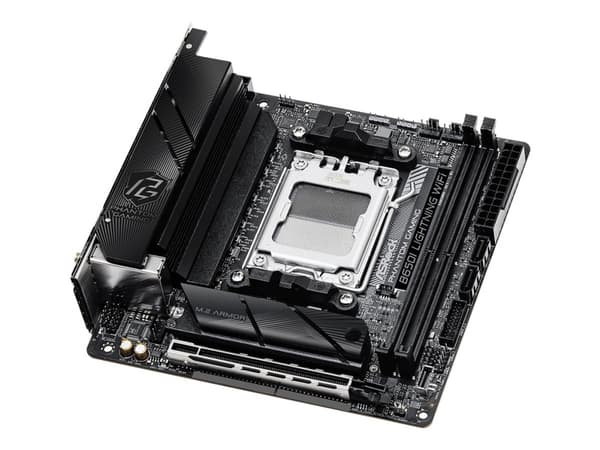 ASRock Phantom Gaming B650I Lightning WiFi - Hovedkort - mini-ITX - Socket AM5 - AMD B650 Chipset - USB-C 3.2 Gen2, USB-C 3.2 Gen 1, USB 3.2 Gen 2, U