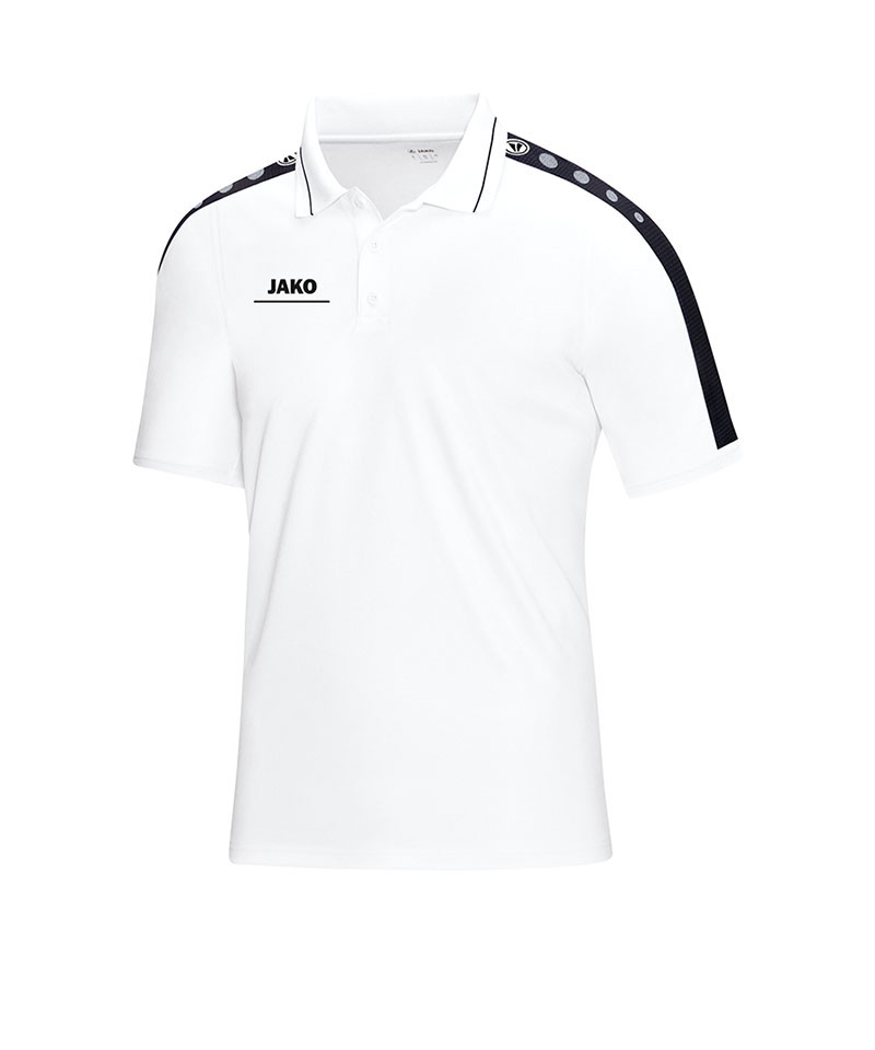 JAKO Striker Poloshirt Kids Weiss Schwarz F00