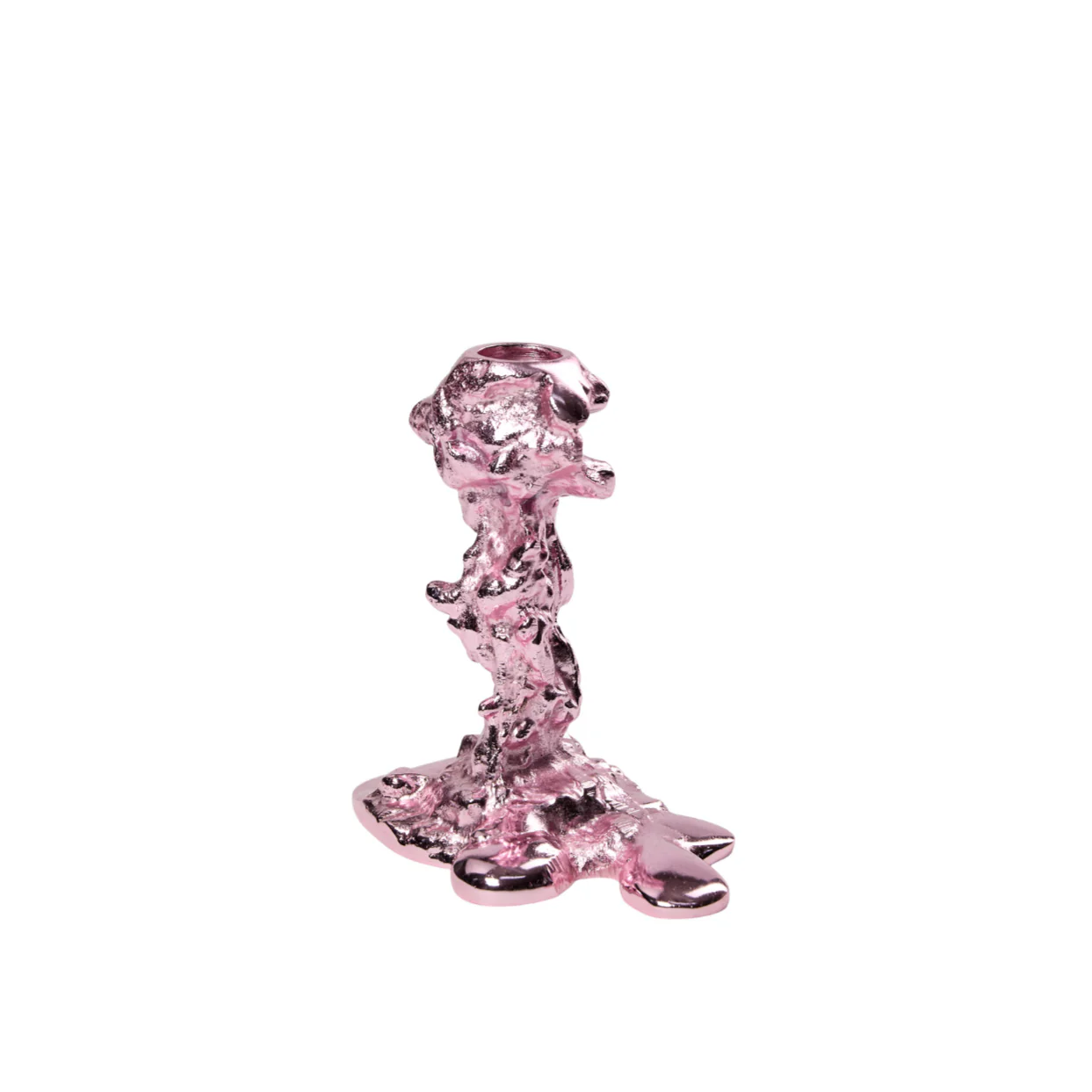 POLSPOTTEN  Drip lysestage, S -pink