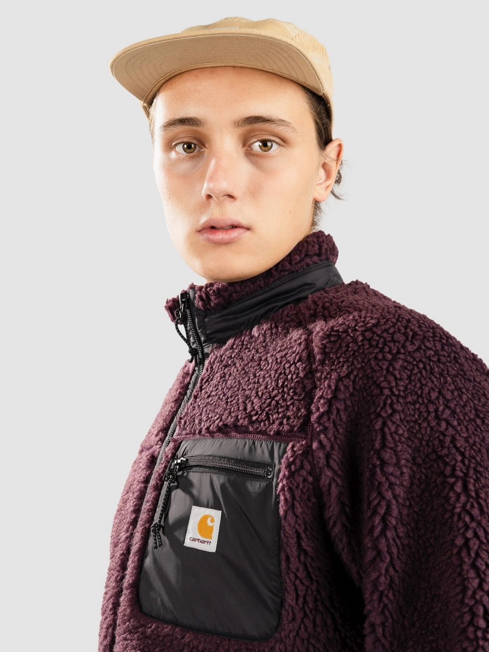 Carhartt WIP Prentis Liner Jacket dark plum/black