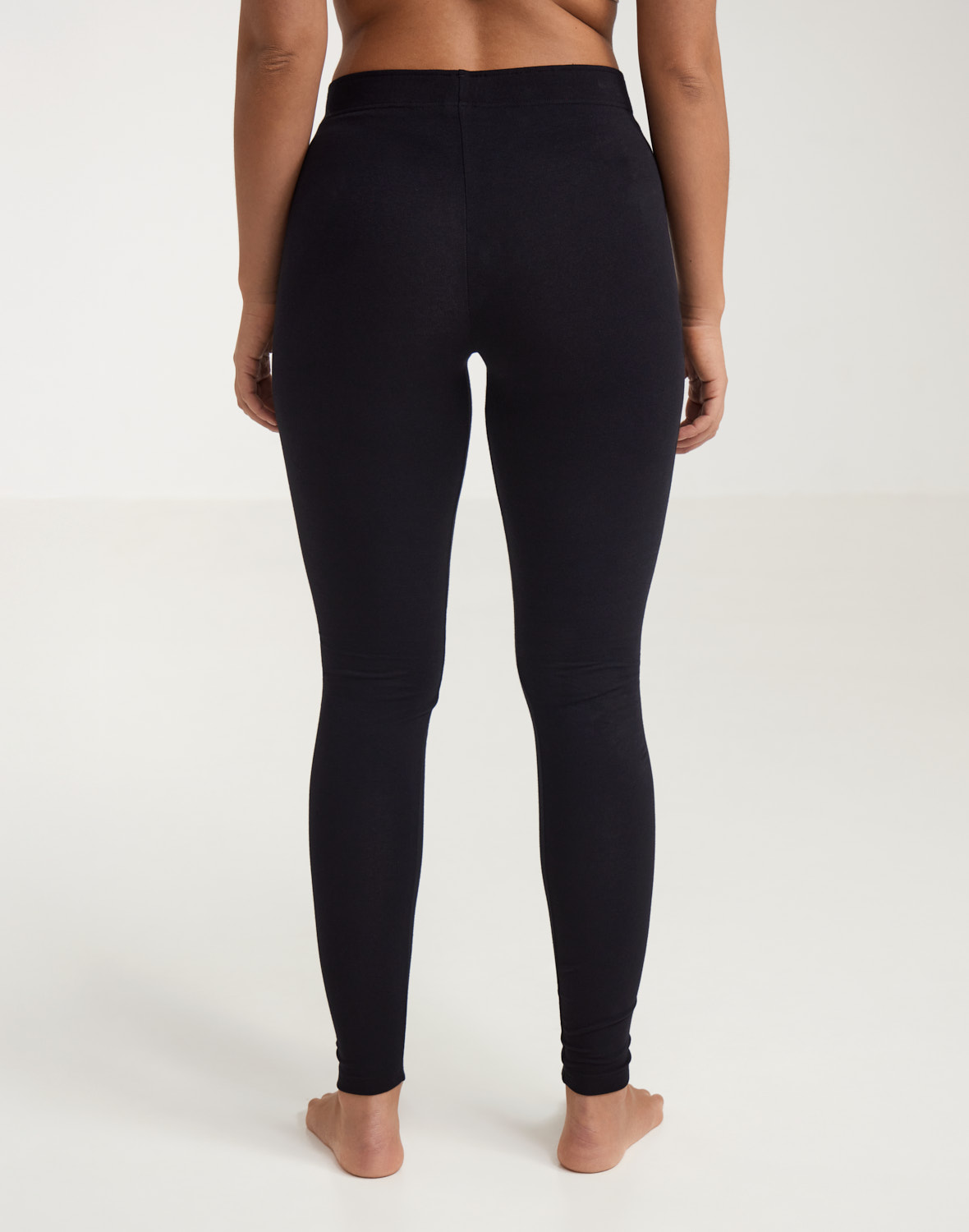 Legging van katoen voor dames in Zwart
