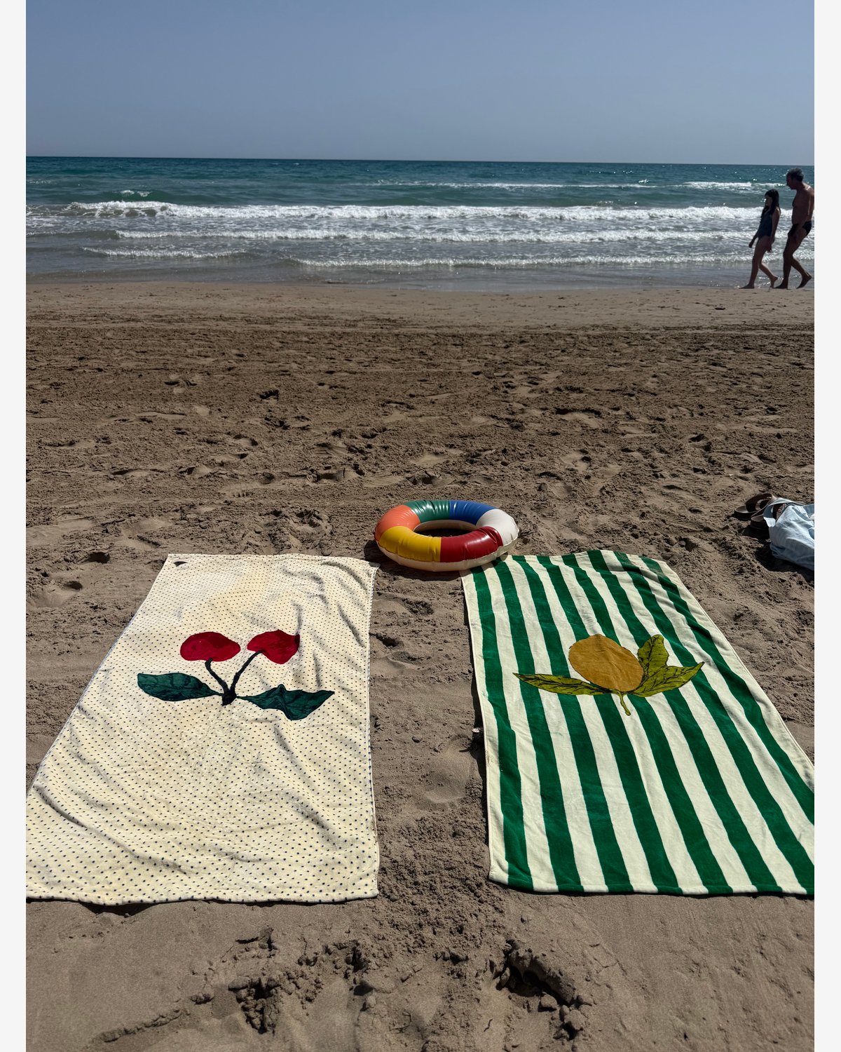 Strandhåndkle 100x70cm – 100% Øko Bomull | Beach Towel