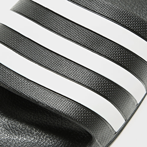 Claquettes Adilette Aqua F35543 Noir Blanc