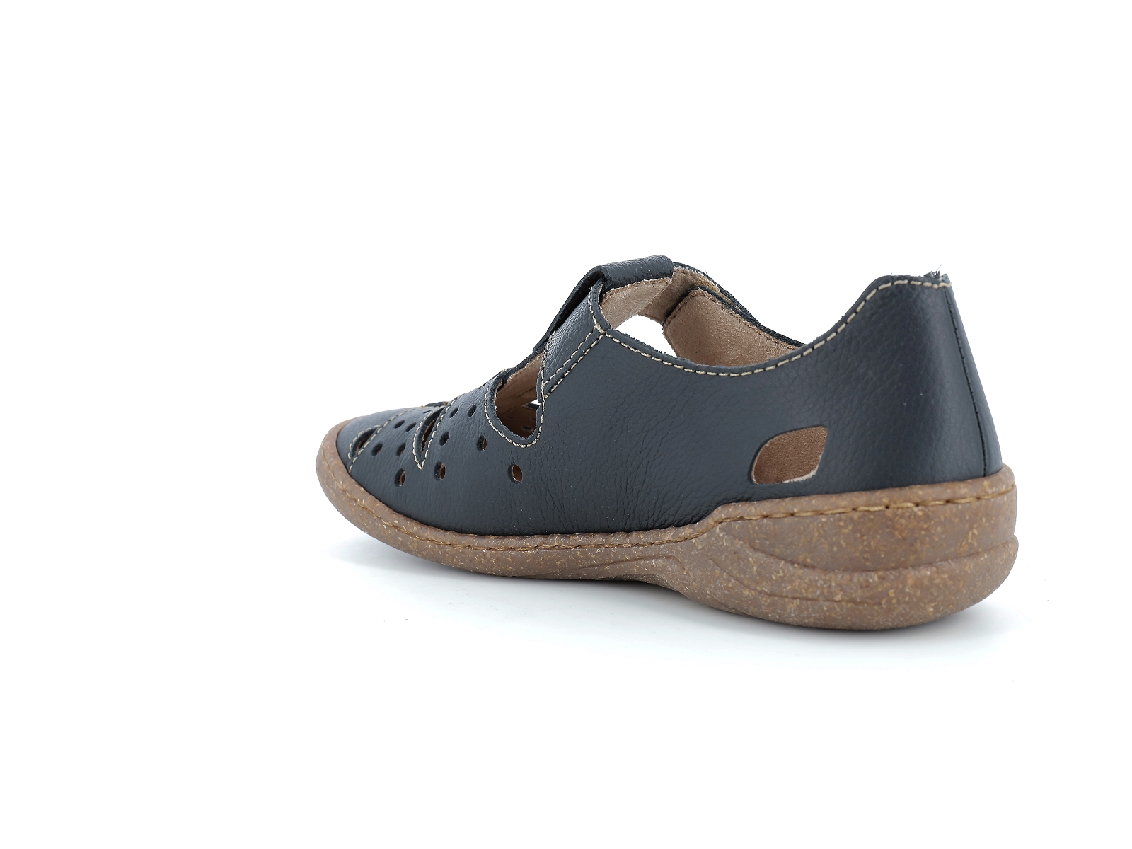Rieker-54555 Cuir Marine