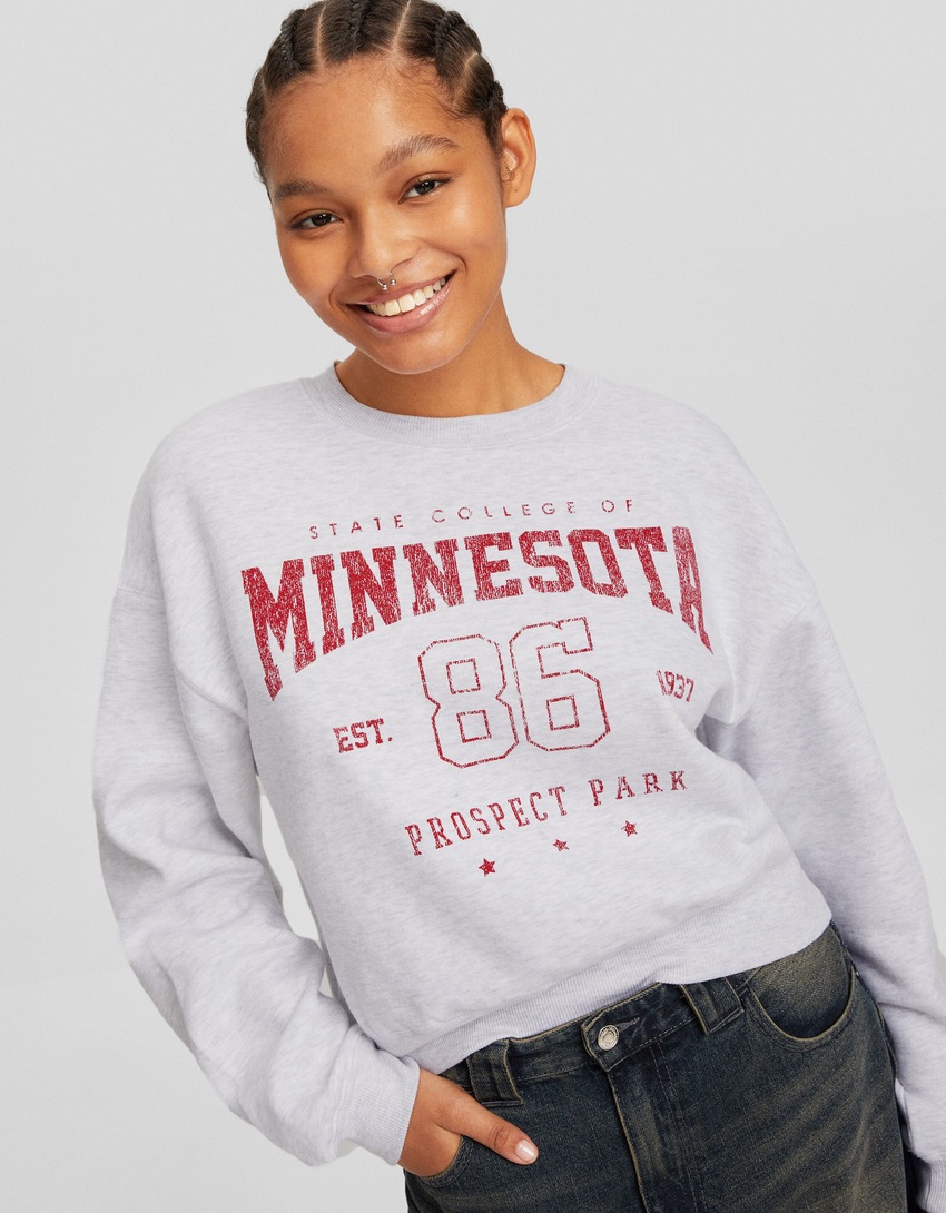 Moletom com estampa de Minnesota