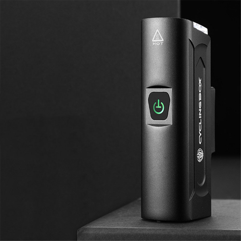 2in1 Fahrrad LED Lampe Velo Licht / 4200mAh USB C Powerbank IPX6 inkl. Lenker Halterung - Schwarz
