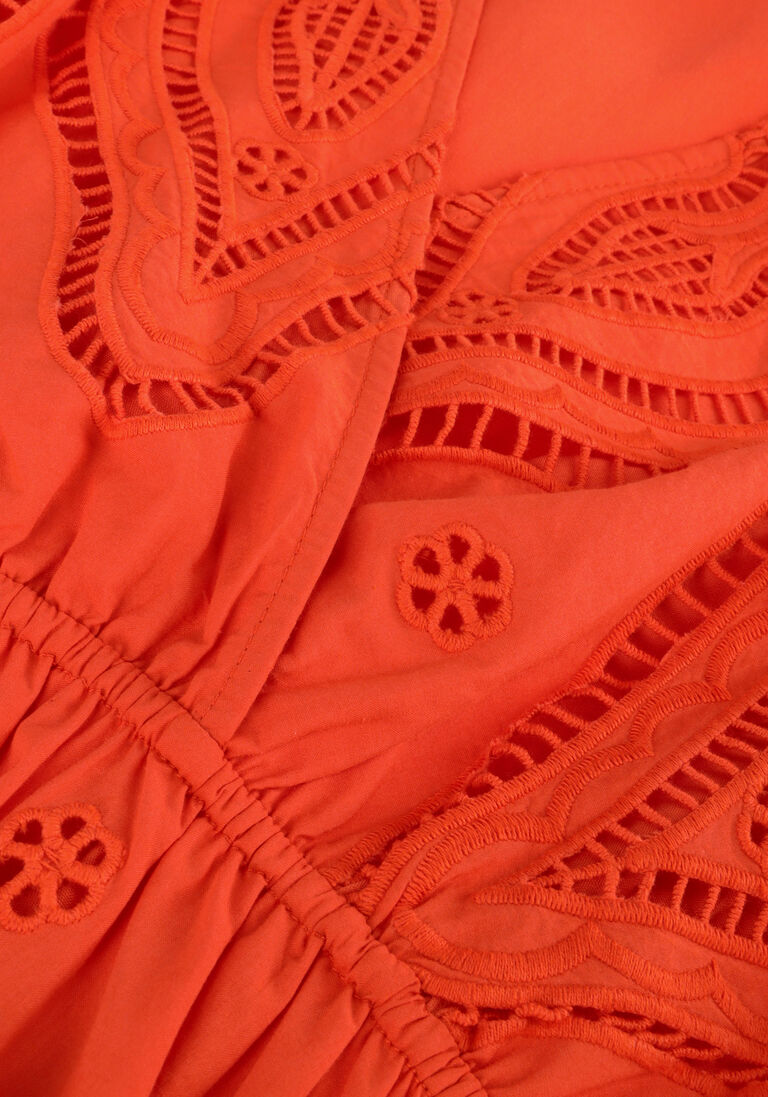 SUNCOO oranje suncoo mini jurk cliff