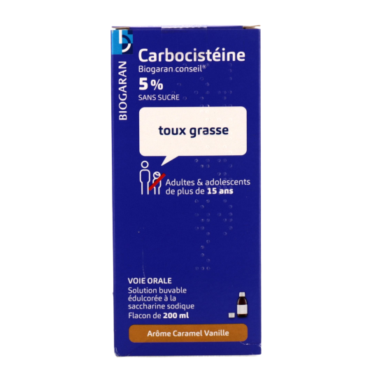 Carbocistéine - Toux grasse