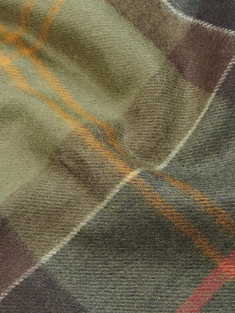 BARBOUR Schal  olive
