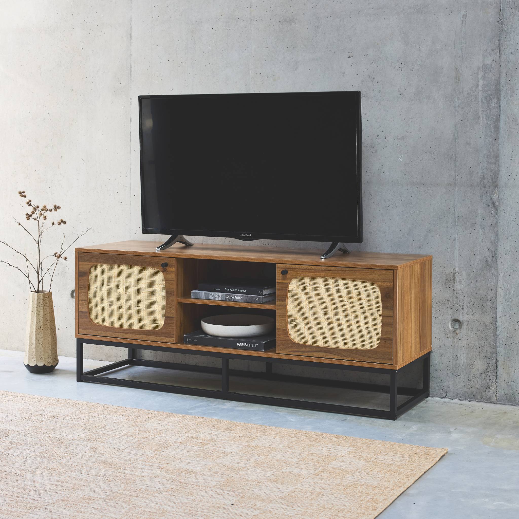 sweeek - TV-meubel, B140 x D40 x H55cm