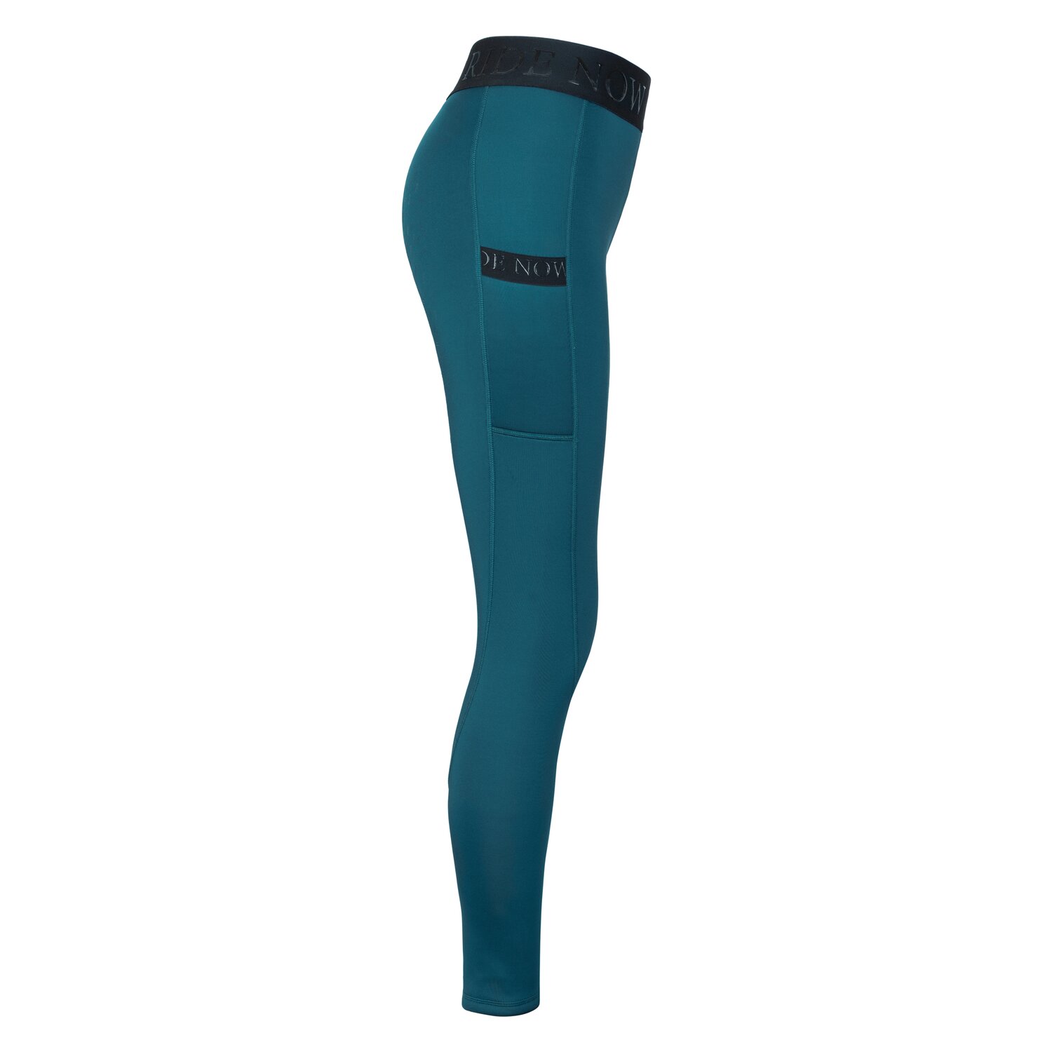 RIDE now Thermo-Reitleggings  - shaded teal