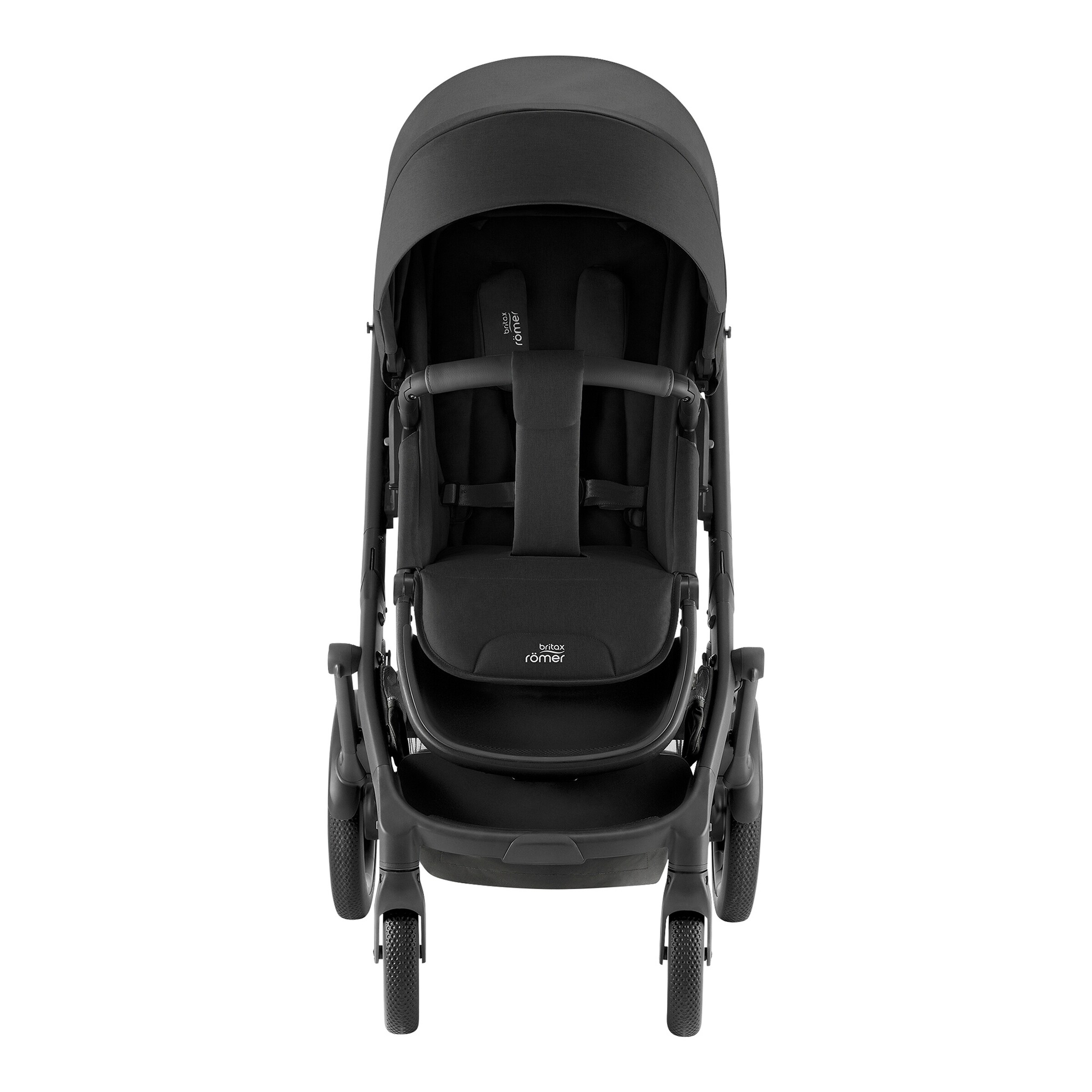 Britax Römer - Britax Römer Diamond Kombikinderwagen SMILE 5Z STYLE Travel-Set inkl. Babyschale BABY-SAFE PRO und Isofix-Basis VARIOBASE 5Z space black / carbon black