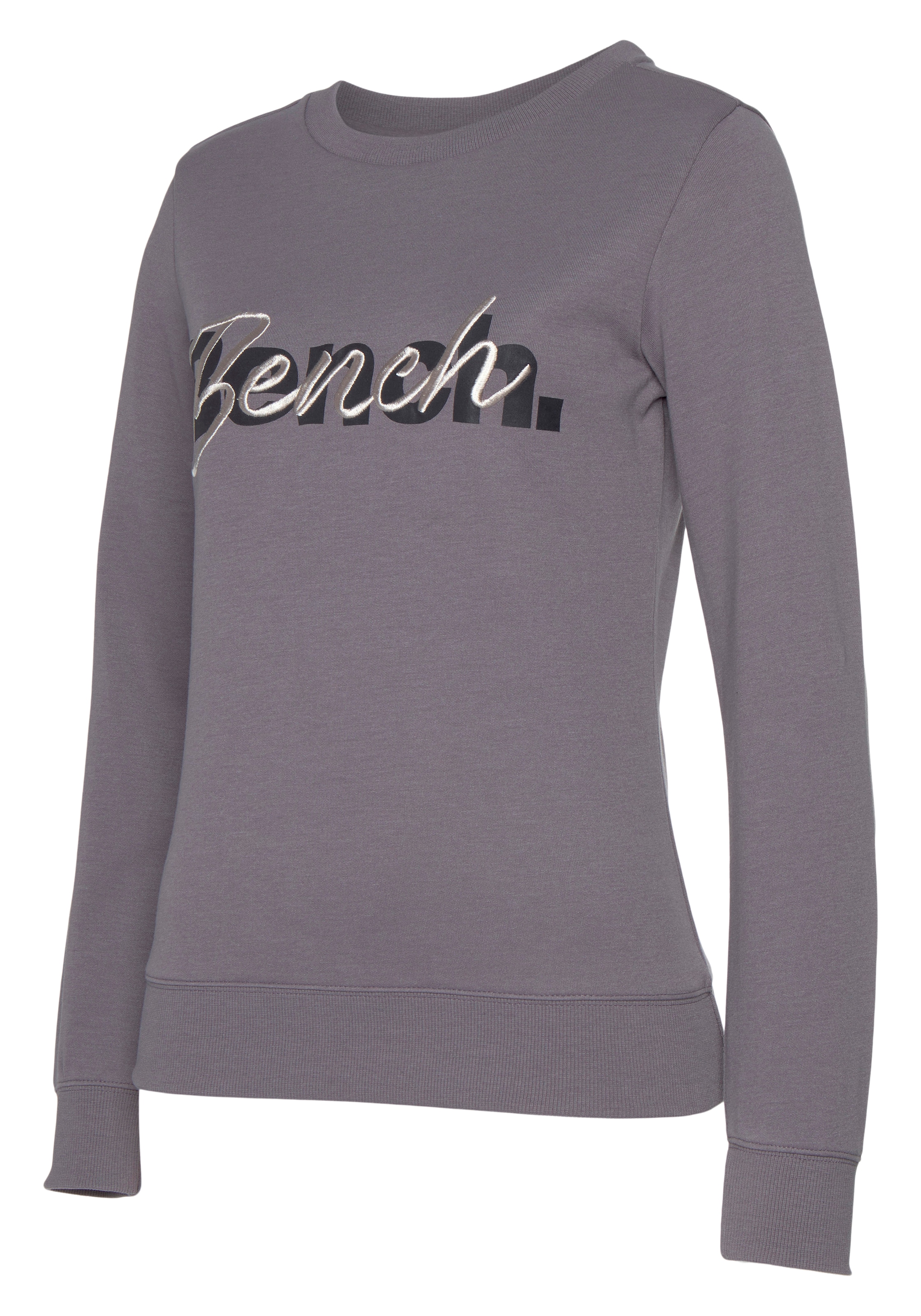 Bench. Loungewear Sweatshirt , mit Logodruck und Stickerei, Loungeanzug