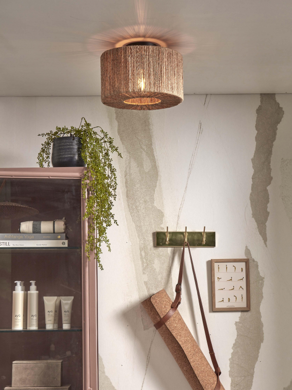 Good&Mojo Iguazu plafondlamp Ø30 small zwart