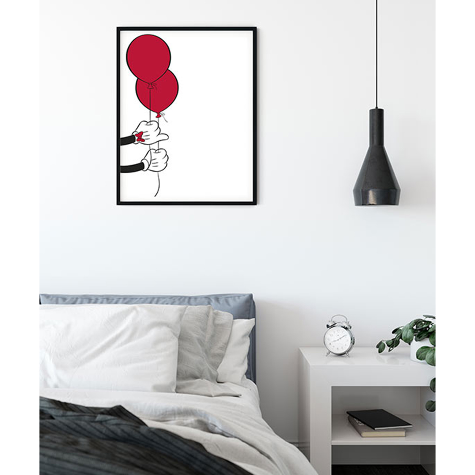 Wandbild MICKEY MOUSE BALLOON - 50x70 cm