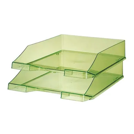 HAN Standardbriefkorb C4 , Polystyrol (PS), grün-transparent