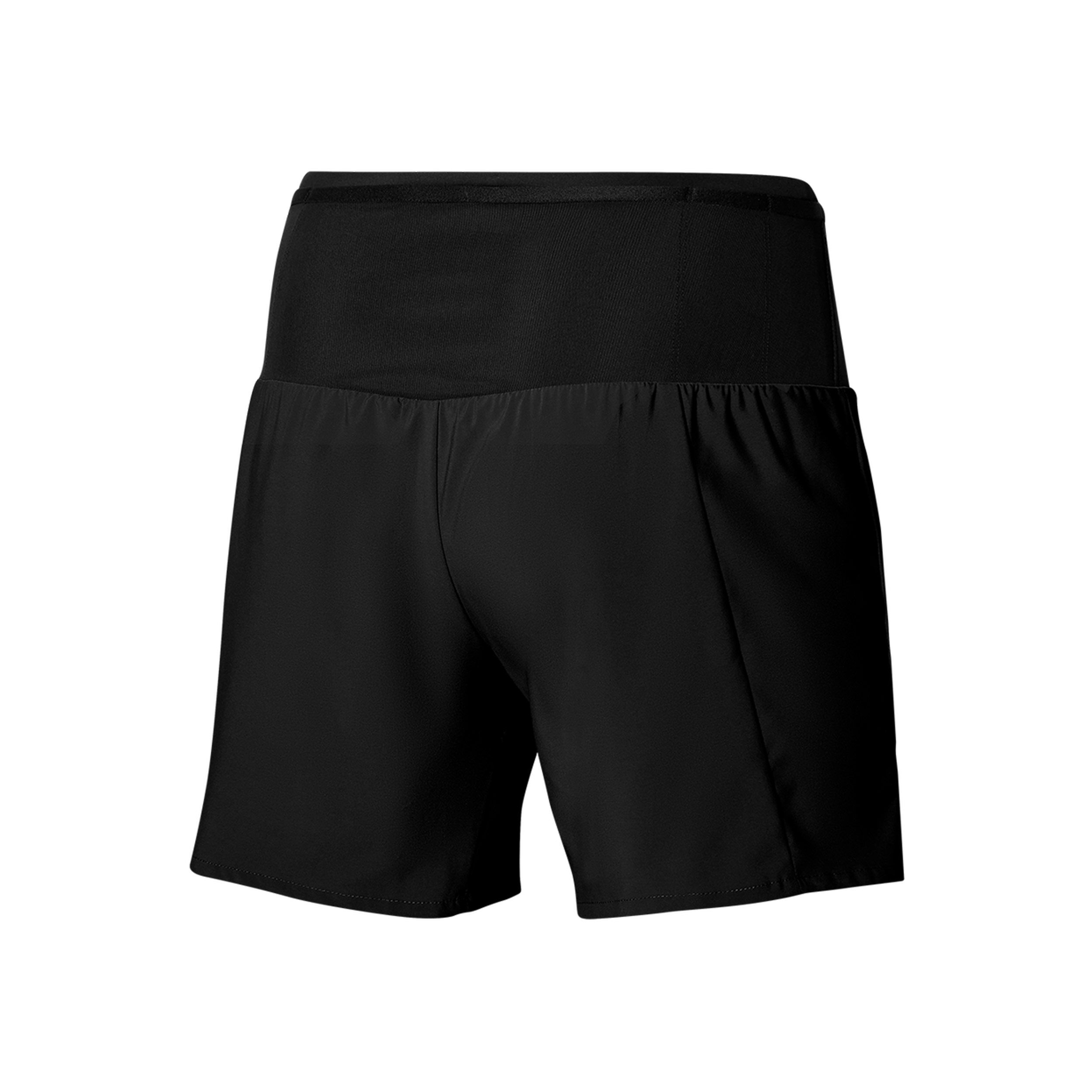Mizuno Multi Pocket Short De Running Hommes - Noir
