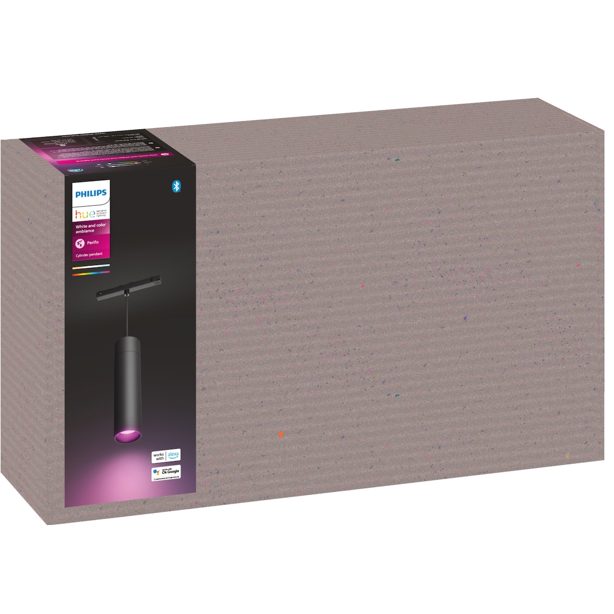 Philips Hue Perifo sylindrisk pendellampe (sort)