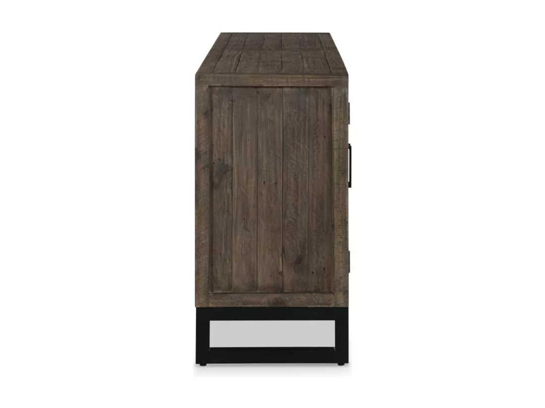 Bahut Bois Marron 200x45x85cm - Décoration d'Autrefois