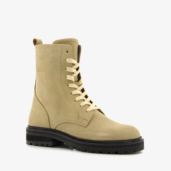 Groot leren meisjes veterboots
