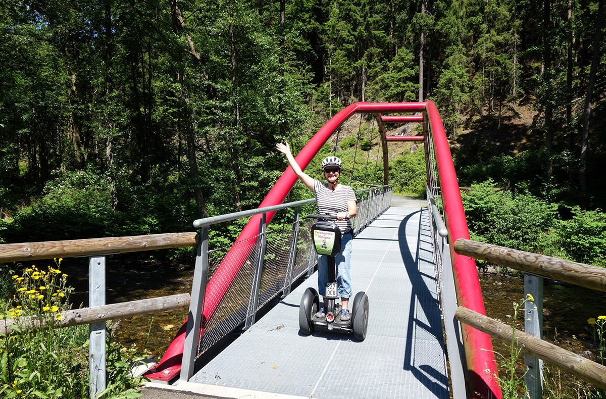 Segway-Tour im Schwarzatal im Thüringer Wald