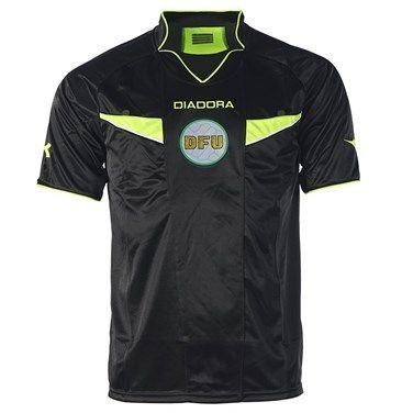 Diadora Maillot d'Arbitre Copenhagen - Noir/Jaune Fluo