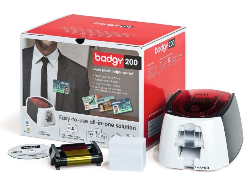 Evolis Kartendrucker Badgy 200 Kunststoffkartendrucker