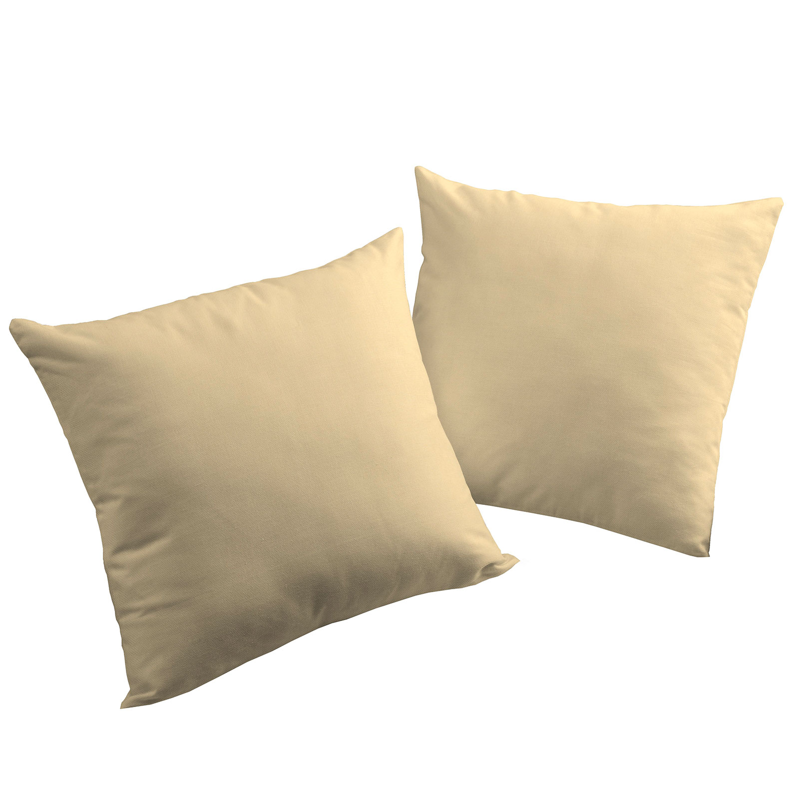 2er Pack Kissenhüllen WIRTHNATUR - taupe - 40x40 cm