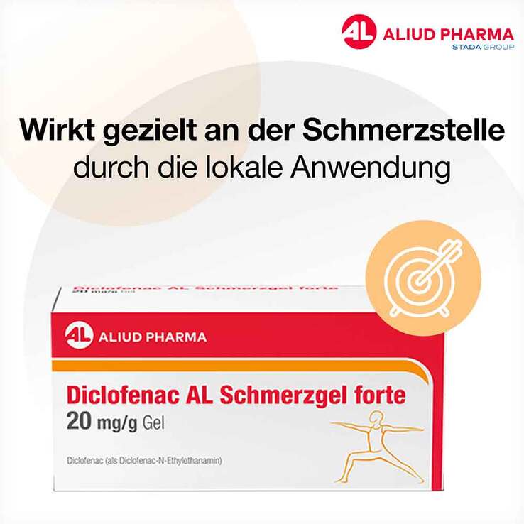 Diclofenac AL Schmerzgel forte 20 mg/g Gel, 150 g