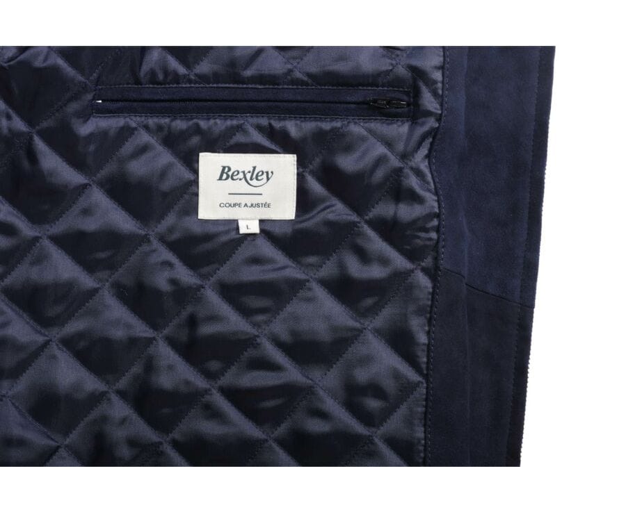 Blouson homme cuir Marine - SEAN