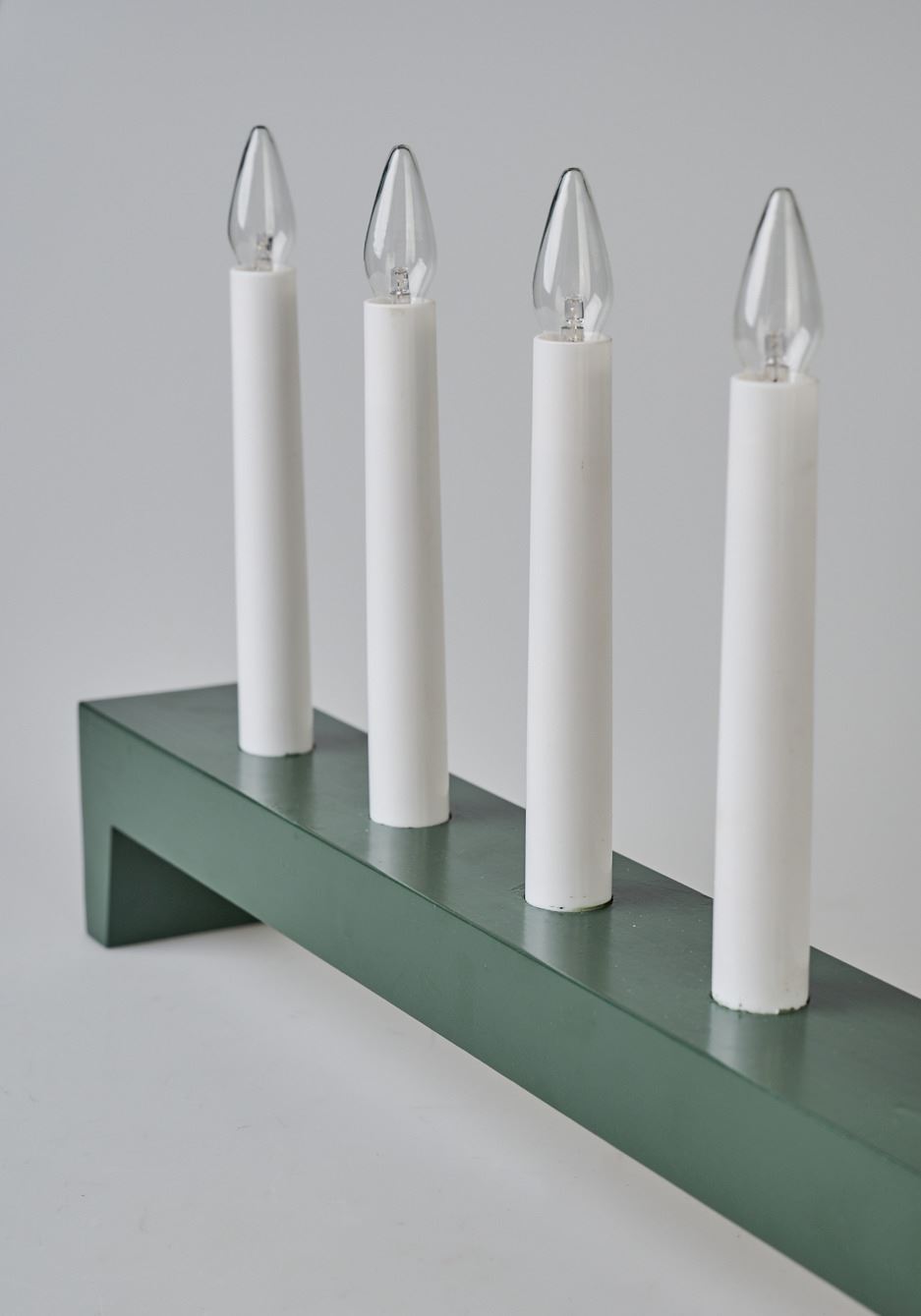 Adventsstake mørk grønn - 45x6x23,5 cm