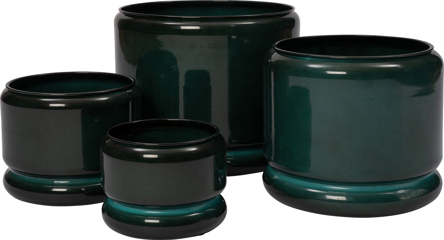 Intratuin bloempot op voet Surf groen D 31 H 26 cm